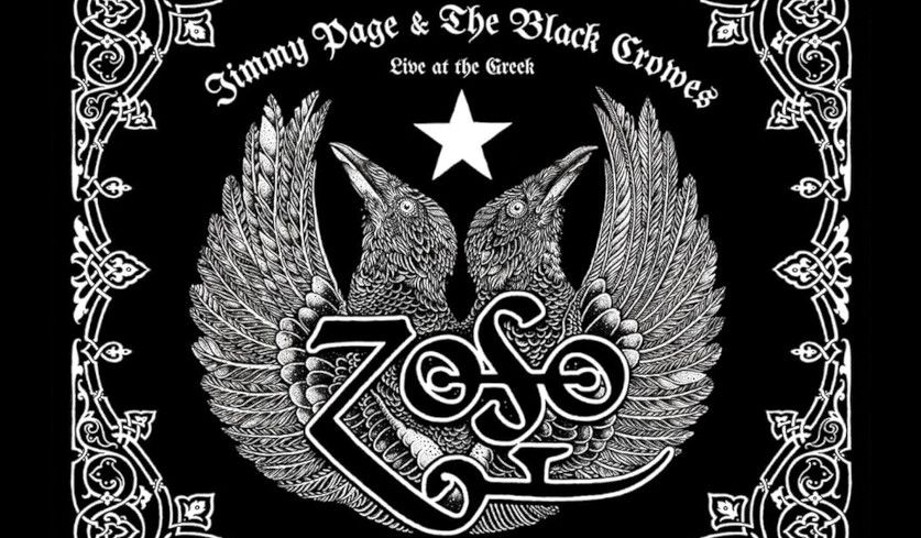 Ausschnitt aus dem Cover des Jimmy Page & The Black Crowes-Livealbums "Live At The Greek".