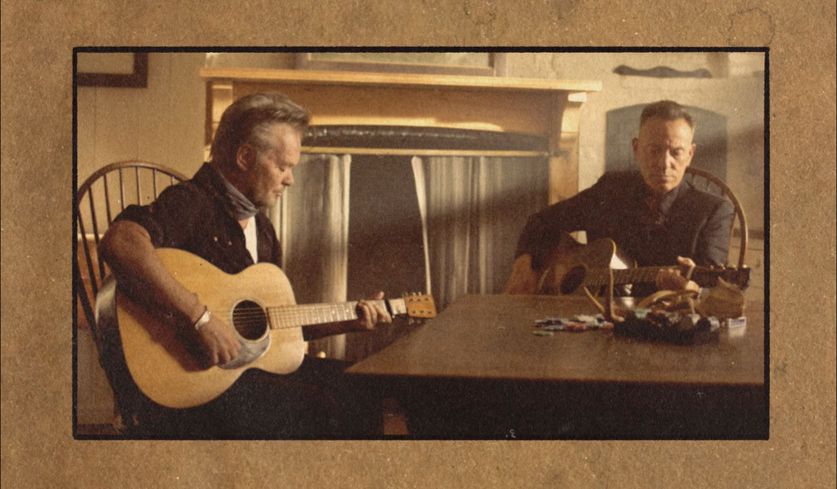 Ausschnitt aus dem "Wasted Days"-Cover mit Bruce Springsteen und John Mellencamp.