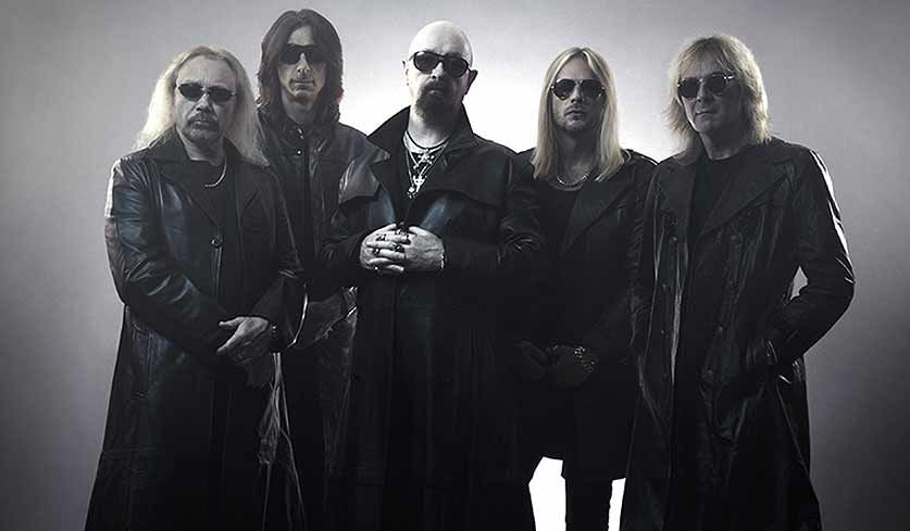 Bandfoto von Judas Priest aus dem Jahr 2014.