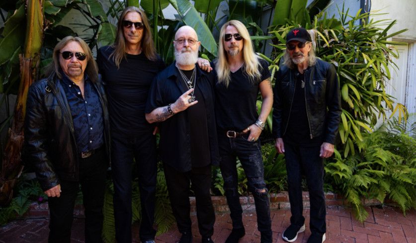 Bandfoto von Judas Priest aus dem Jahr 2023 von James Hodges Photography.