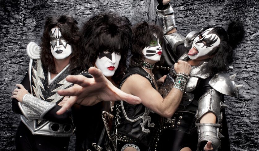 Bandfoto von Kiss aus dem Jahr 2012 (bereitgestellt von Journalistenlounge).
