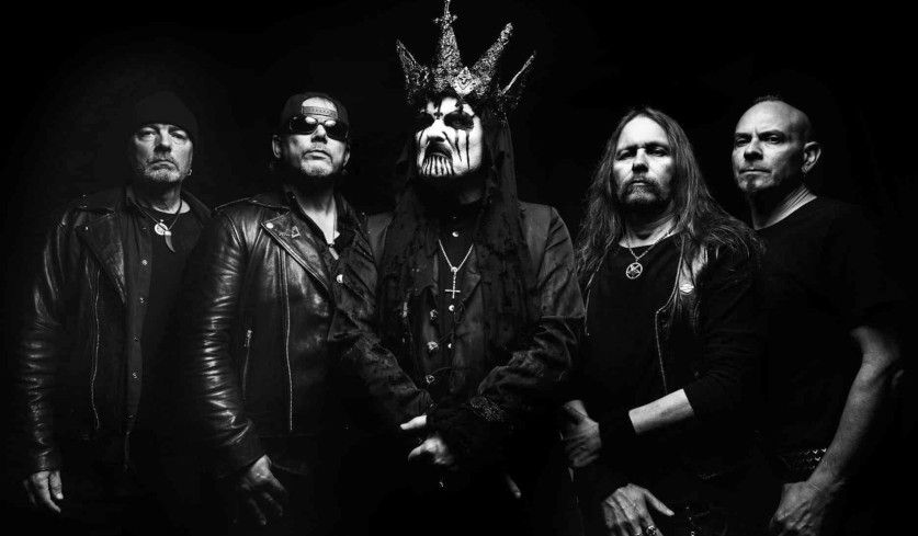Bandfoto von Mercyful Fate aus dem Jahr 2023.