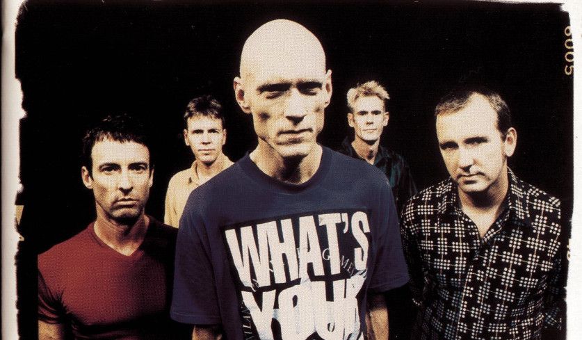 Ausschnitt aus dem Cover der Midnight Oil-Zusammenstellung "20,000 Watt R.S.L.".