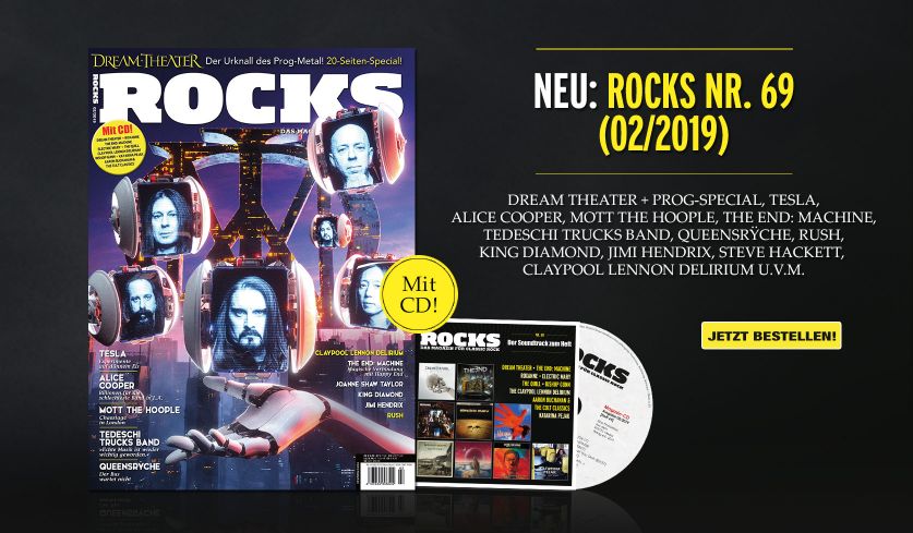Heftabbildung ROCKS Nr. 69 (02/2019) mit Dream Theater-Special!