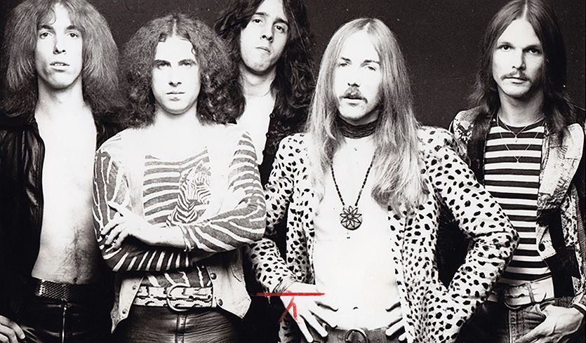 Bandfoto der Scorpions aus dem Jahr 1976.
