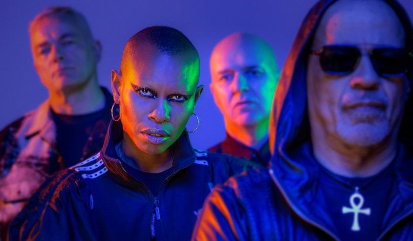 Bandfoto von Skunk Anansie aus dem Jahr 2024 von Rob O'Connor (bereitgestellt von Marco Linke).