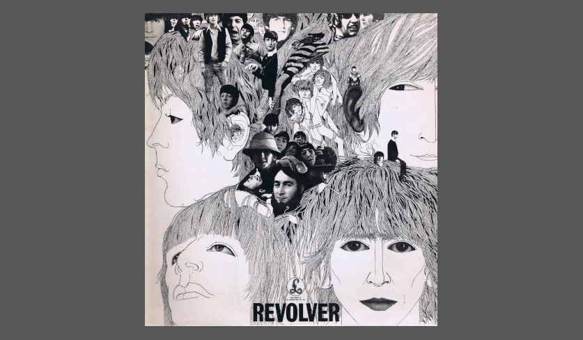 Cover des Beatles-Albums "Revolver".
