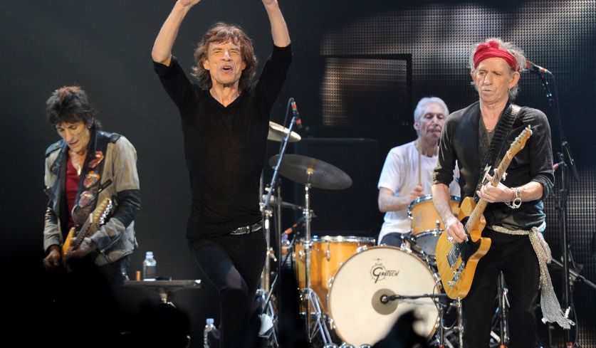 Livefoto der Rolling Stones aus dem Jahr 2020 von Brian Rasic (bereitgestellt von Universal Music).