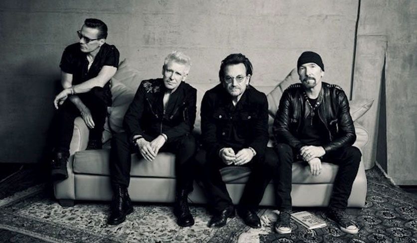 Bandfoto von U2 aus dem Jahr 2023 (bereitgestellt von Warner).