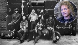 Cover des The Allman-Brothers-Band-Albums "Live At Fillmore East" mit aufgesetztem Kopf von Dave Meniketti.