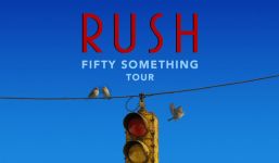 Ausschnitt aus dem Tourposter der Fifty Something-Tour von Rush.