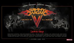 Headergrafik der Sammy Hagar-Tour 2024 von Live Nation.