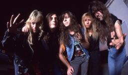 Bandfoto von Savatage aus dem Jahr 1990 von Frank White (bereitgestellt von CMM).