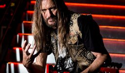 Foto von Sodom-Frontmann Tom Angelripper aus dem jahr 2018.