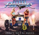 Cover des Steel Panther-Albums "Heavy Metal Rules".