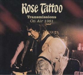 Cover des Rose Tattoo-Albums "Transmissions - On Air 1981".